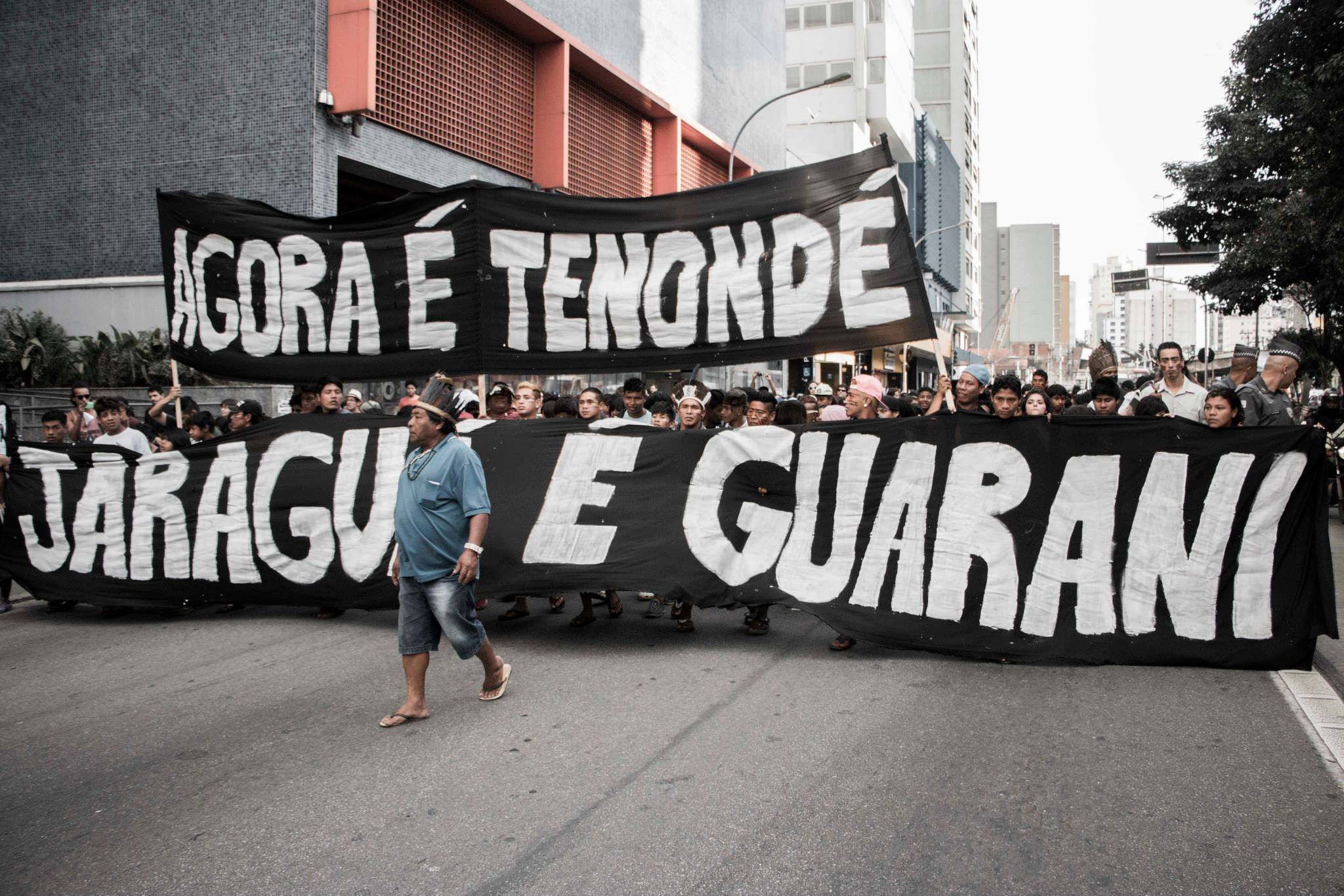 Fora Temer: o Jaraguá é Guarani!